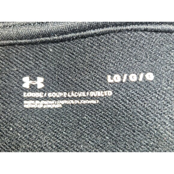 Under Armour Womens Black Loose Fit Cropped Hoodie Large - Picture 5 of 8